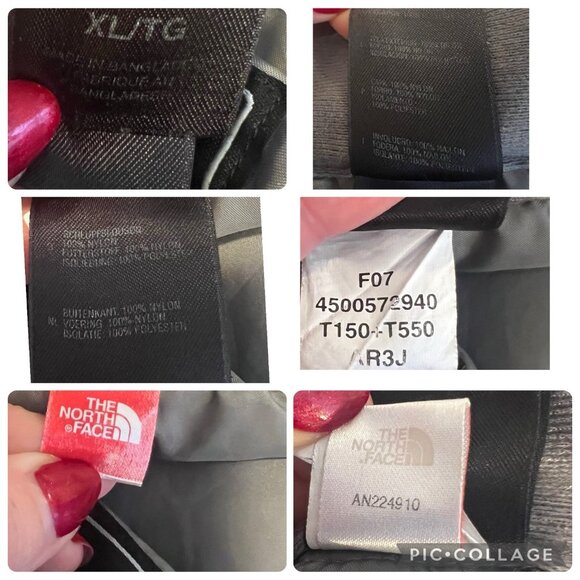 The North Face Boys Snow Ski Pants Size XL/TG Gray HyVent Waterproof Winter - Picture 7 of 12